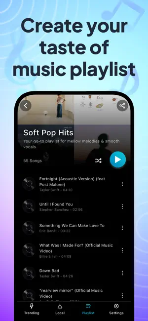 POPMusic: MP3 Player, Offline screenshot 2