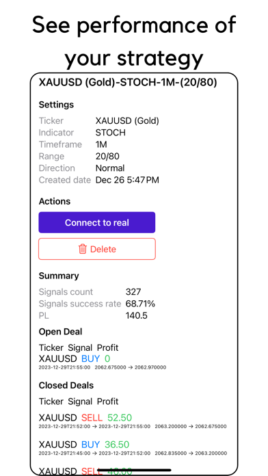 Falcon - Trading Bot Builder screenshot