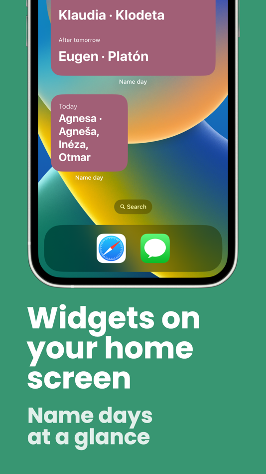 #2. Name day - calendar (iOS) Podle: Pixel IT s. r. o.