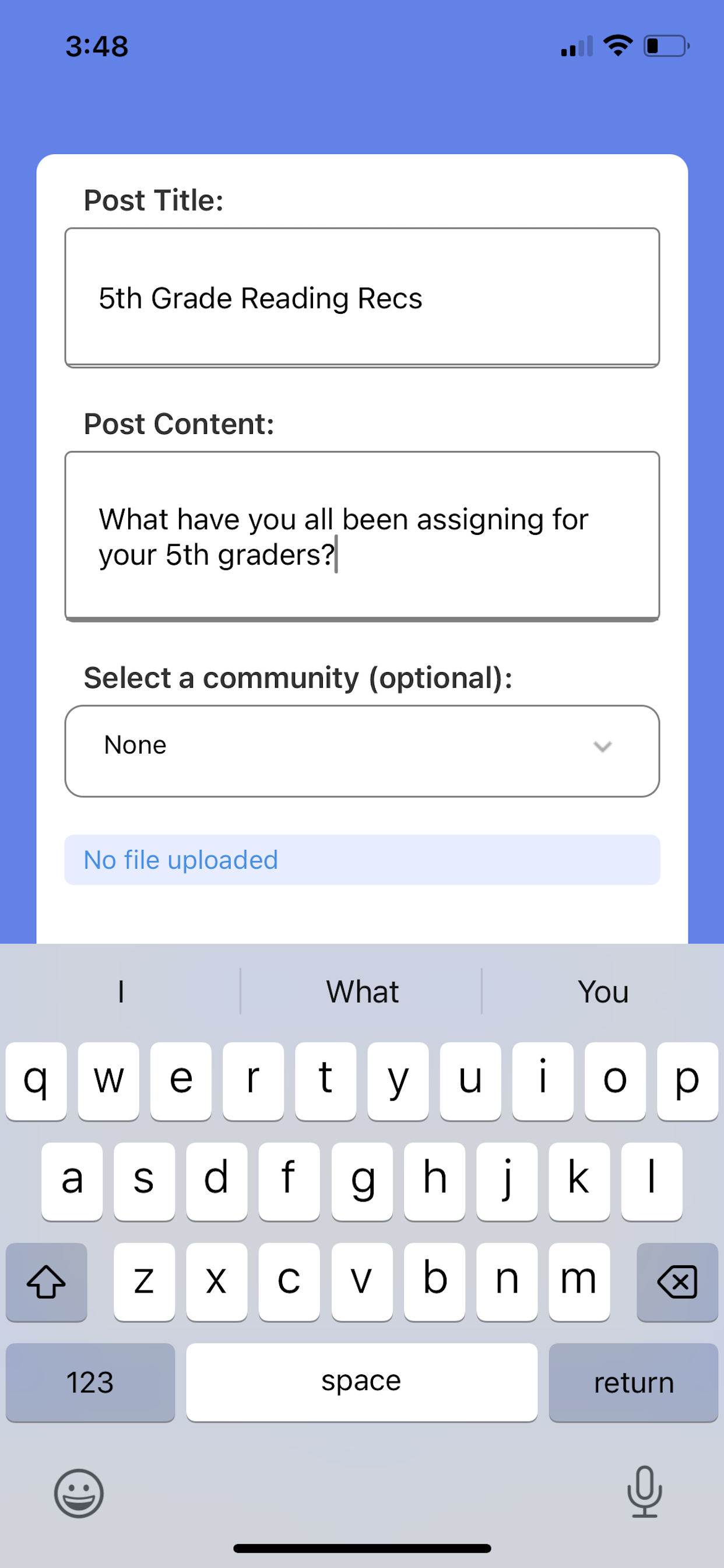 Teachers Lounge App