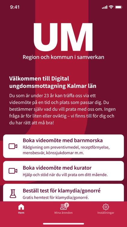 Ungdomsmottagningen Kalmar län