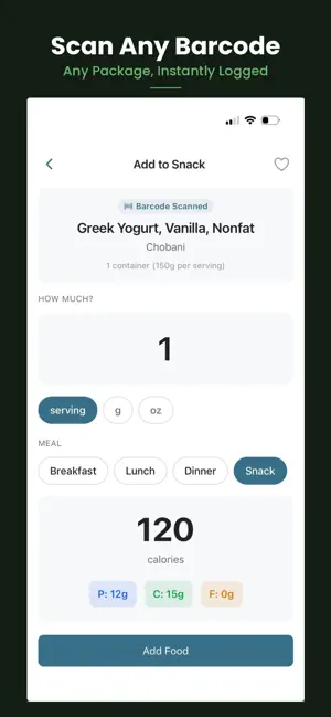 NutritionRx: Calorie Tracker screenshot 4
