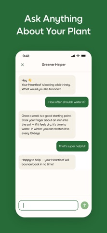 Greener: Plant Care iPhone screenshot