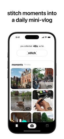 stitch: mini-vlog journal screenshot