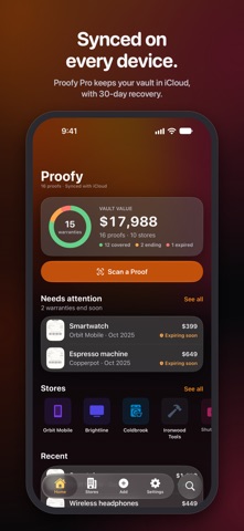 Receipt Organizer - Proofy Screenshot 2 of 7