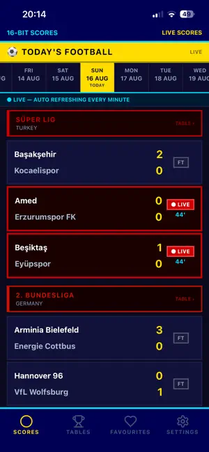 16-Bit Scores screenshot 1