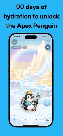 Apex Penguin: Steps & Water iPhone screenshot