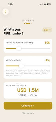 Fyra — FIRE Tracker Screenshot 6 of 6