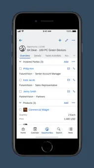 SAP Cloud for Customer iphone bilder 1
