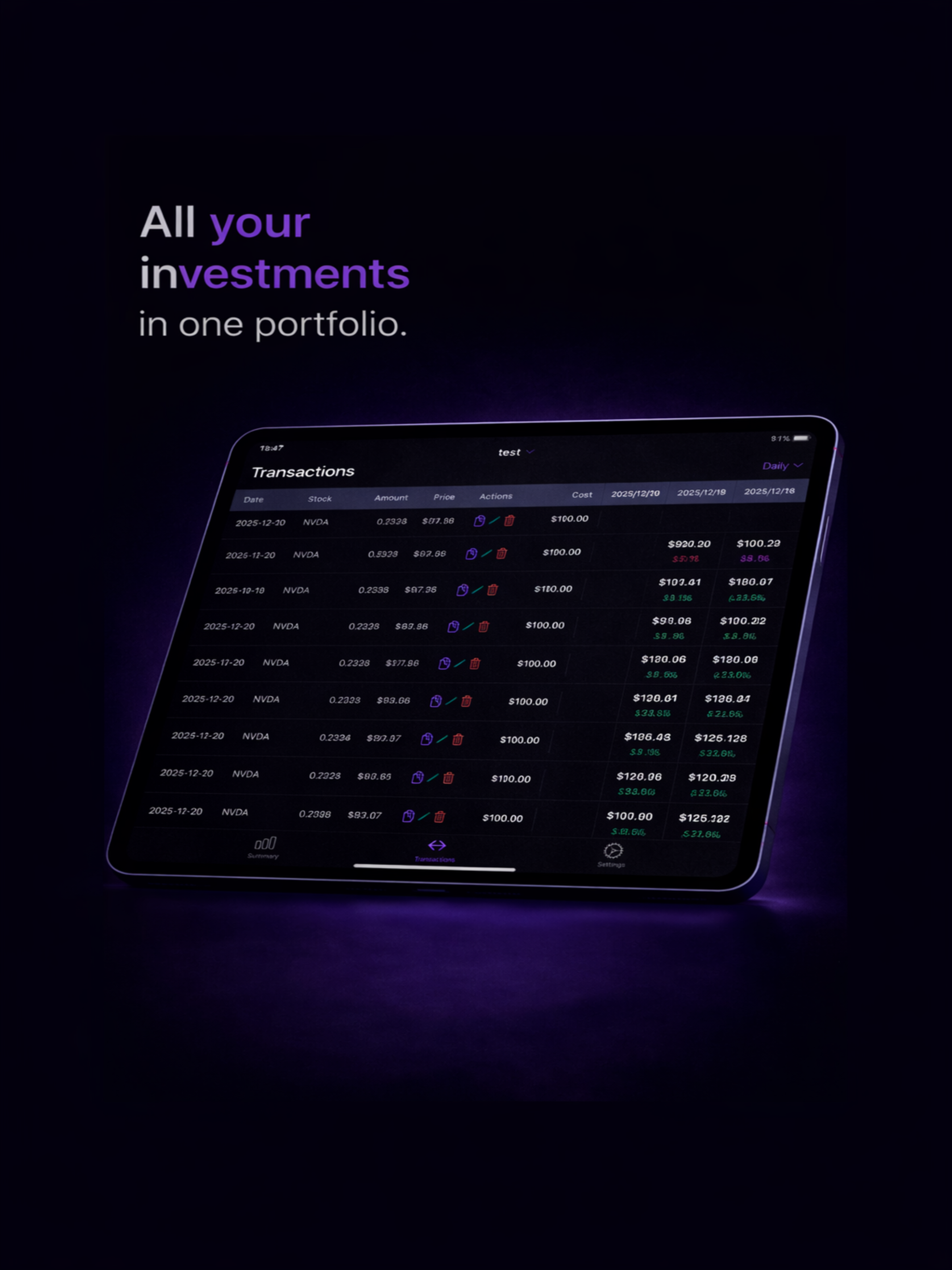 If Stock: Backtest Portfolio screenshot 8