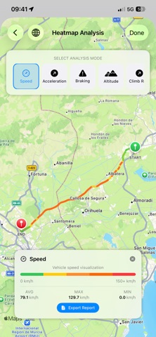 OpenTracker iPhone screenshot