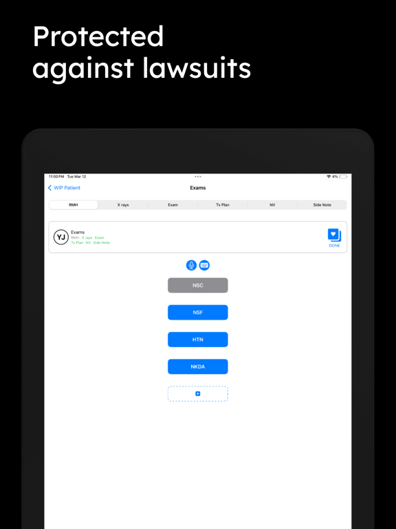 CareNotes iPad screenshot 3 - Medical app
