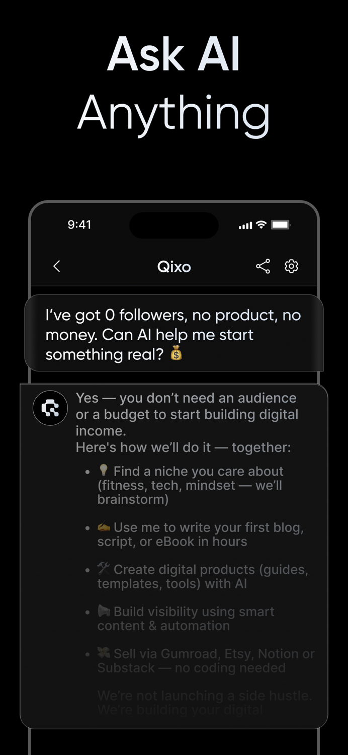 AI Chat Bot Assistant - Qixo
