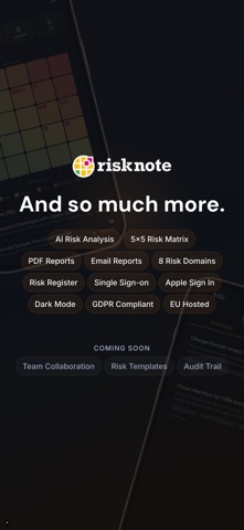 RiskNote: AI Risk Management Screenshot 6 of 9