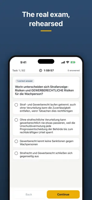 Sachkundeprüfung 34a Trainer screenshot 3