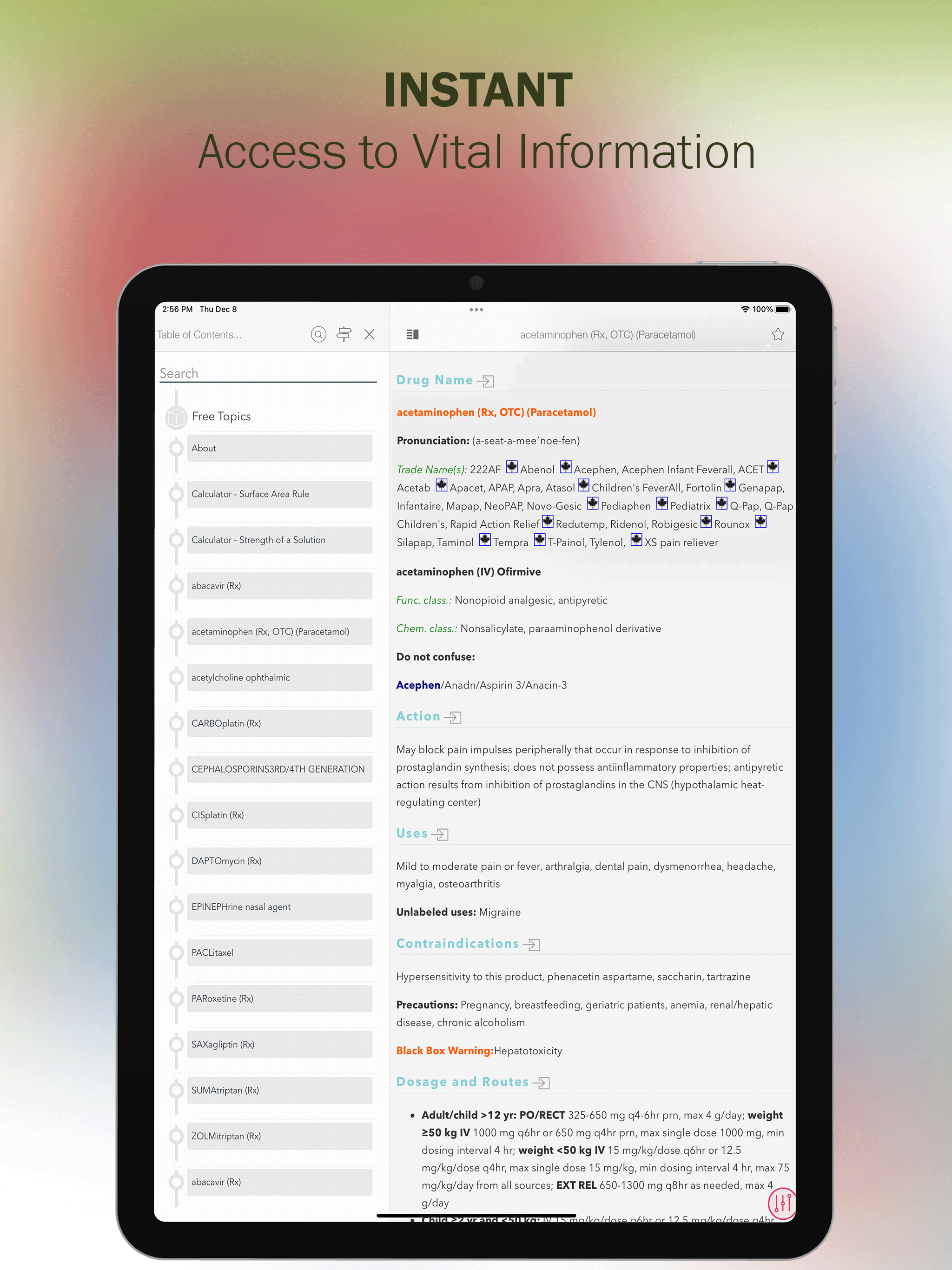 Mosby’s Nursing Drug Reference screenshot 17