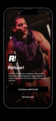 Refuse. iPhone screenshot