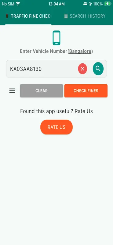 Bangalore Traffic Check Fines screenshot 4 of 4