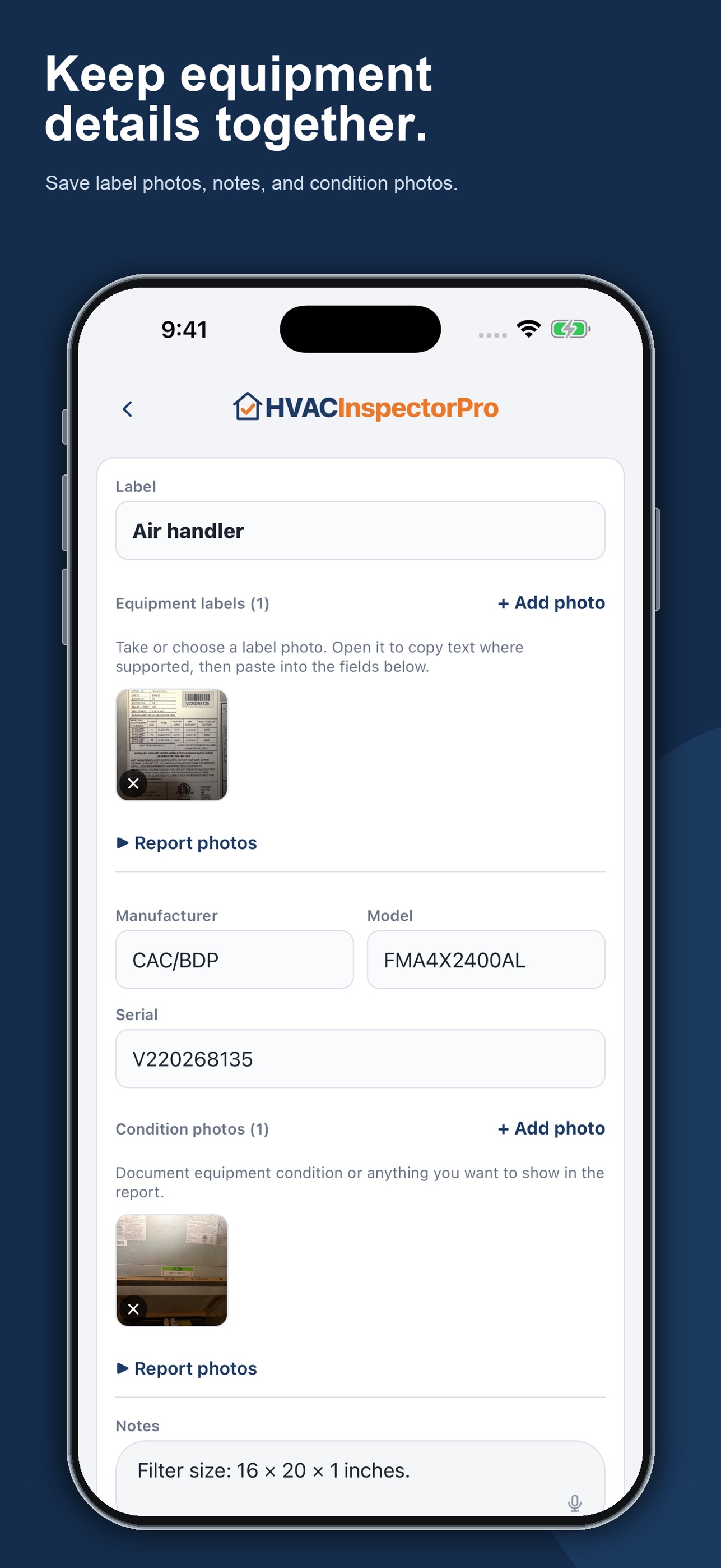 Screenshot 5 of HVAC Inspector Pro