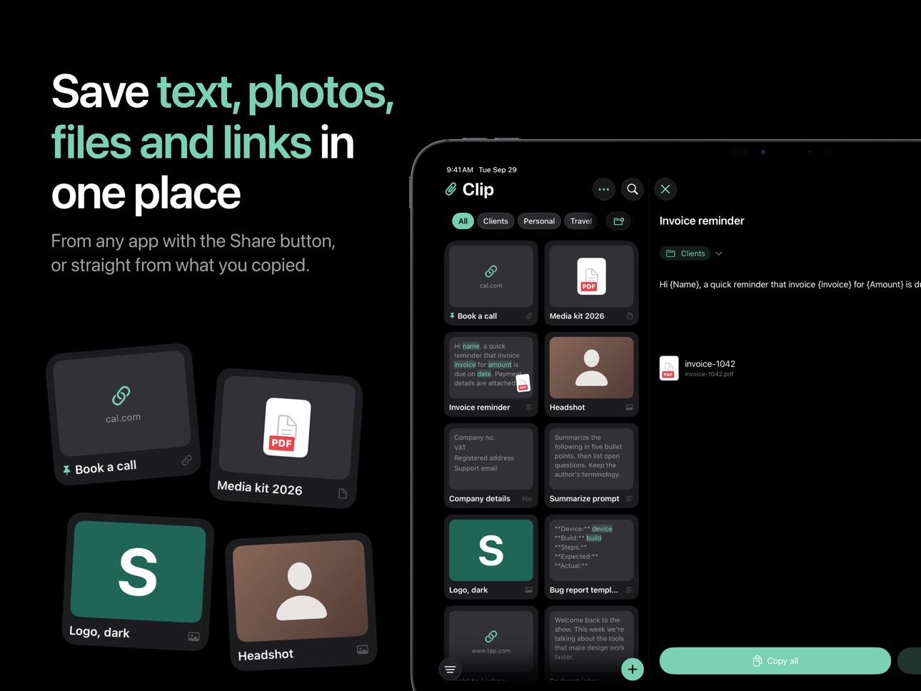 Screenshot 11 of Clip: Paste Anything, Anywhere