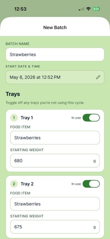 Freeze Dry Guru iPhone screenshot