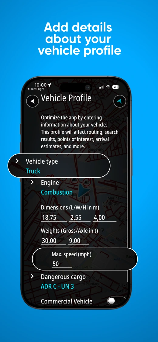 TomTom GO Expert: Truck GPS search result