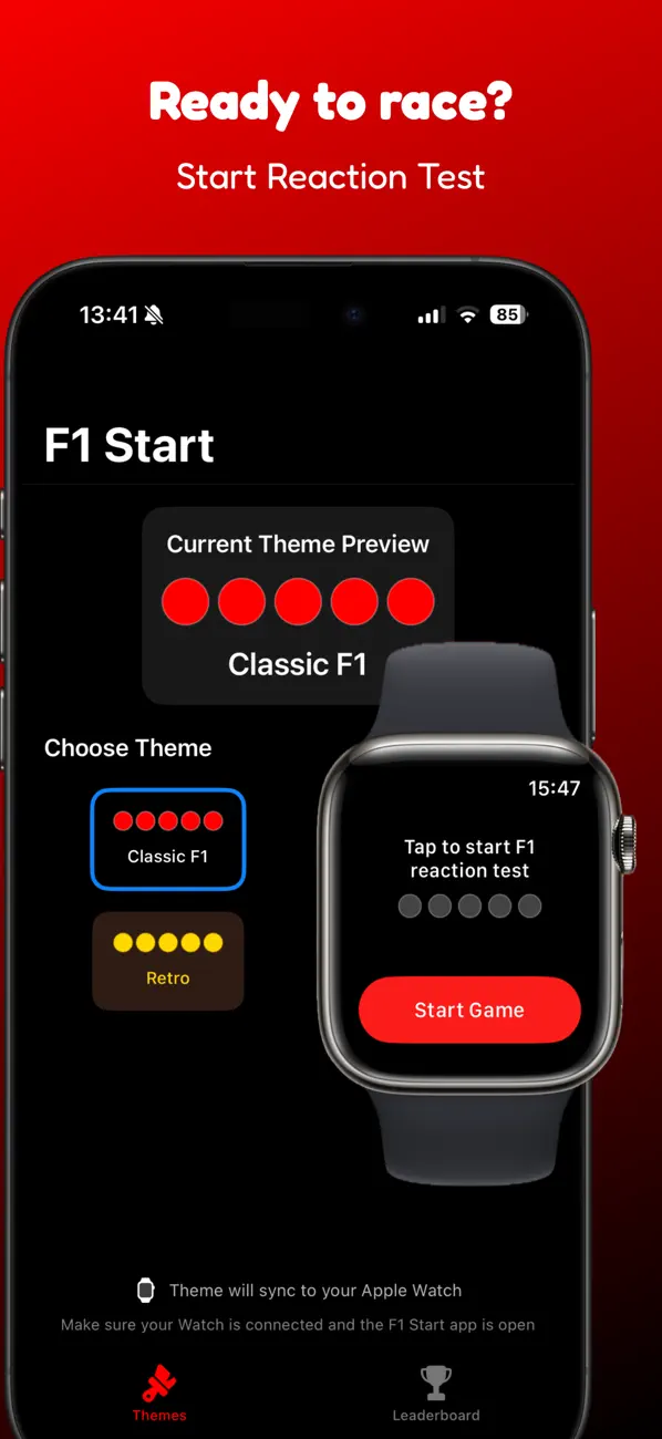 Screenshot #1 pour F1 Start – Test de Réflexes