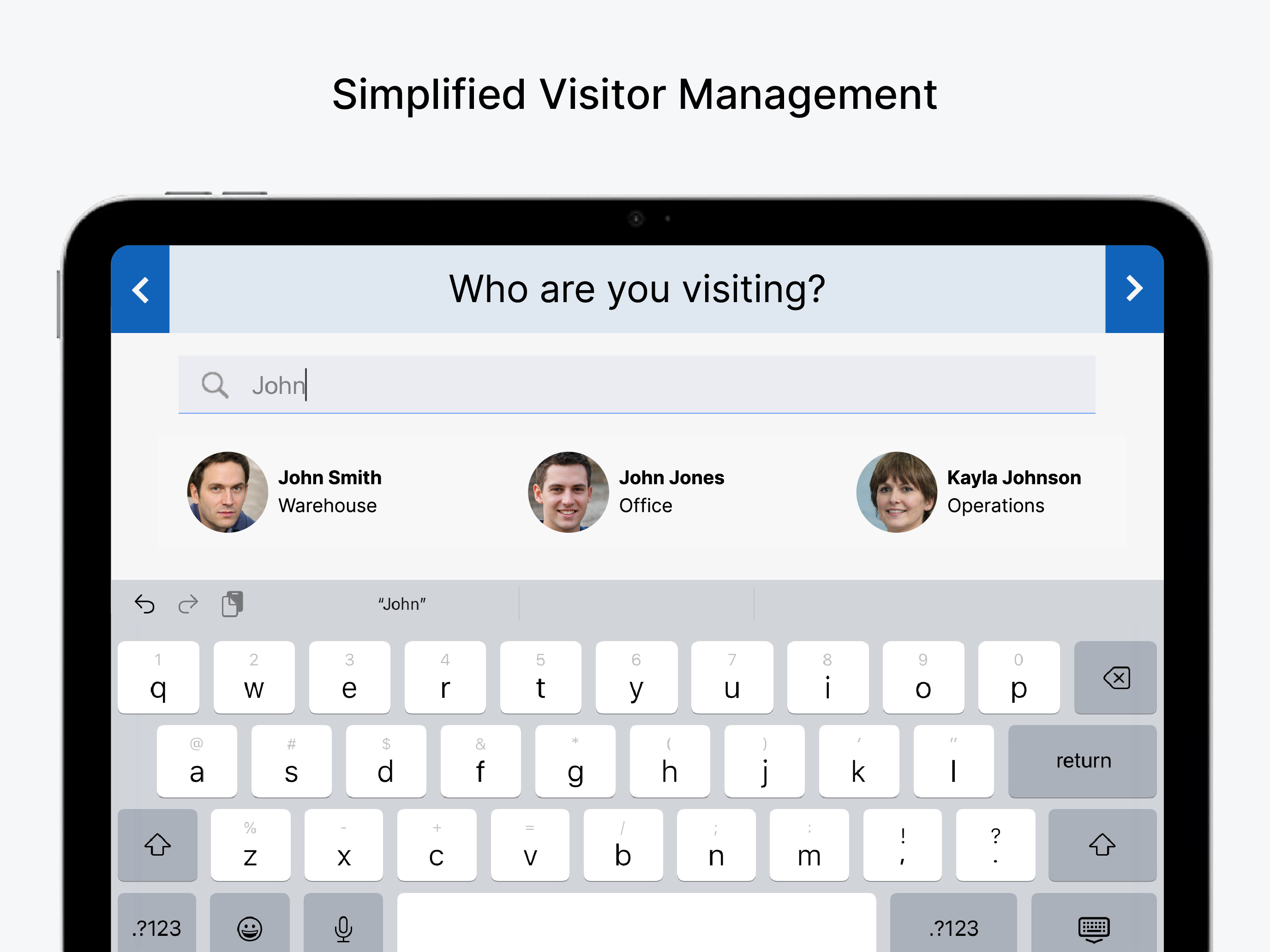 VisitorOS Kiosk screenshot 3
