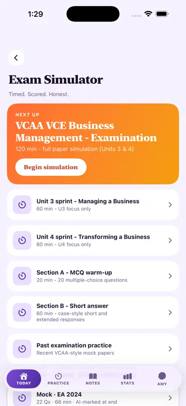 VCE Study Business Management screenshot 2 of 9