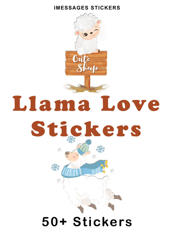 Screenshot #4 pour Llama Love Stickers
