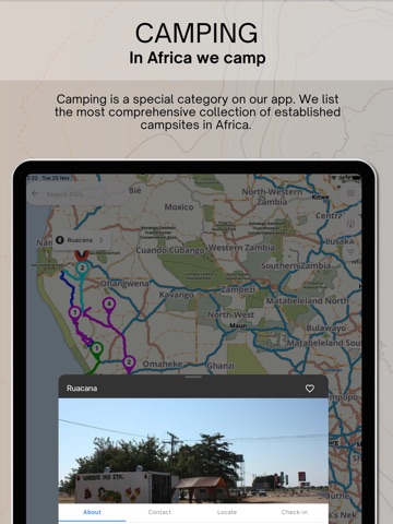 Tracks4Africa App iPad screenshot 1
