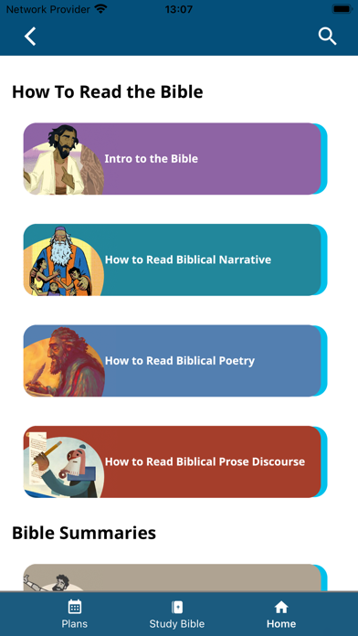 Biblica Study Bible Screenshot