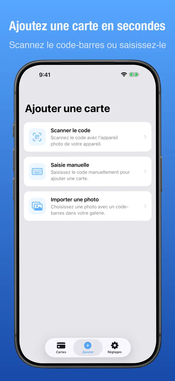 Screenshot #3 pour Cartes Réduc: Codes-barres, QR