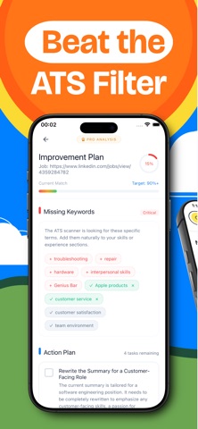 ResumeRise: Job-Tailored CVs Screenshot 5 of 5