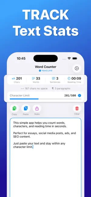 Word Counter Stats screenshot 1