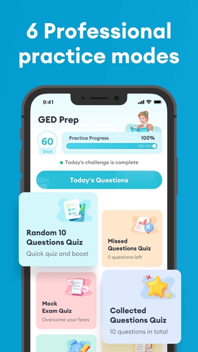 GED® Test Prep 2026 iPhone screenshot 6 - Education app