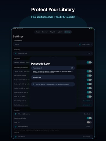 Video + : Player for Cloud iPad screenshot