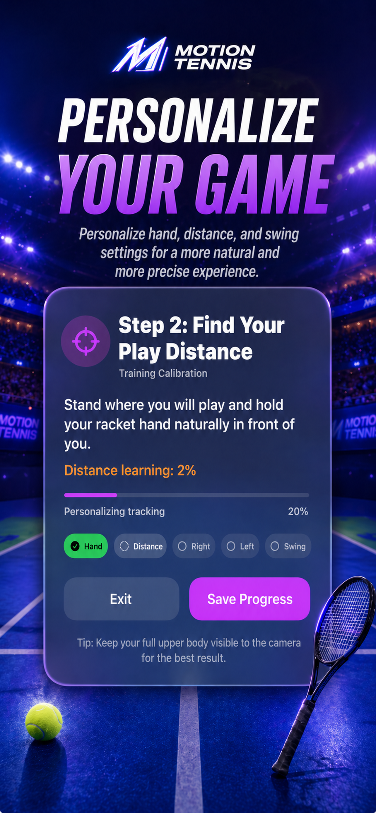 Motion Tennis: AR Game