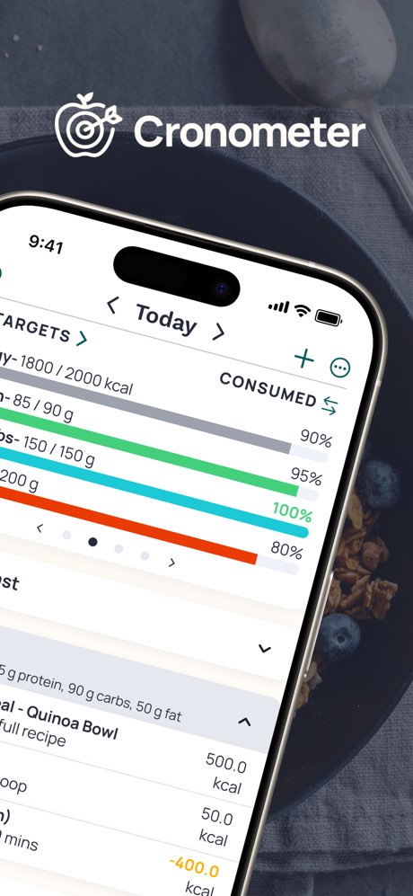 Cronometer: Calorie Counter screenshot 2