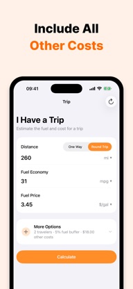 Fuel Cost Calculator: Trip screenshot 3