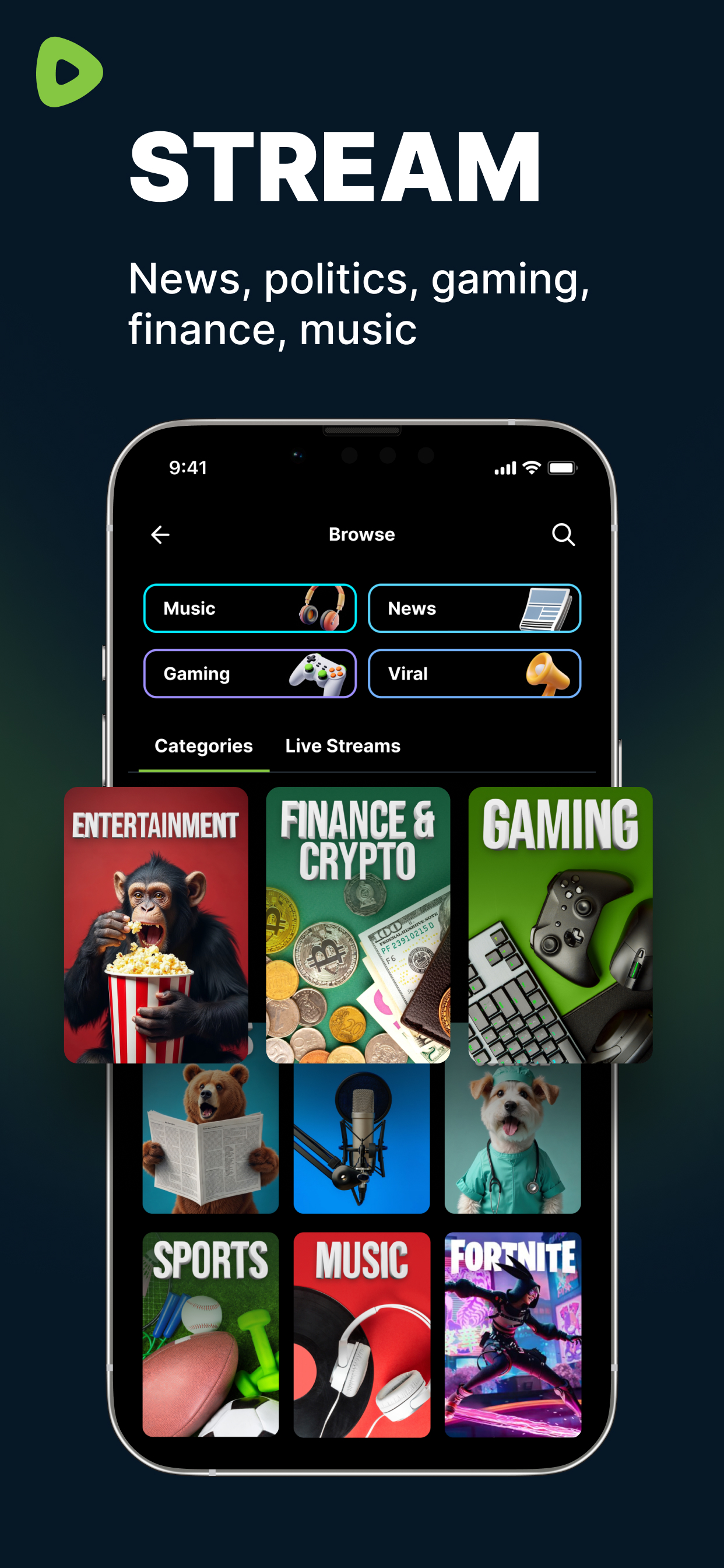 Rumble: Livestreams & Videos