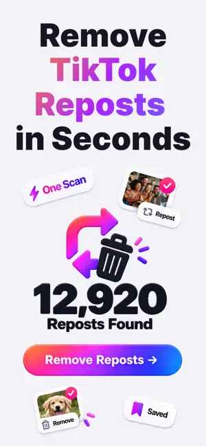 TidyTok: Repost Remover screenshot 1