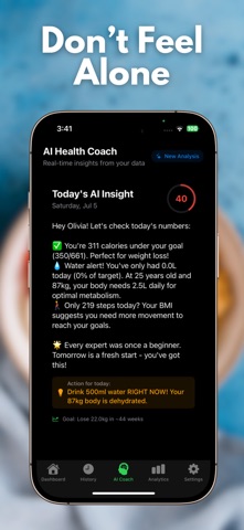 AI Calorie Tracker: SnapCal Screenshot 6 of 7