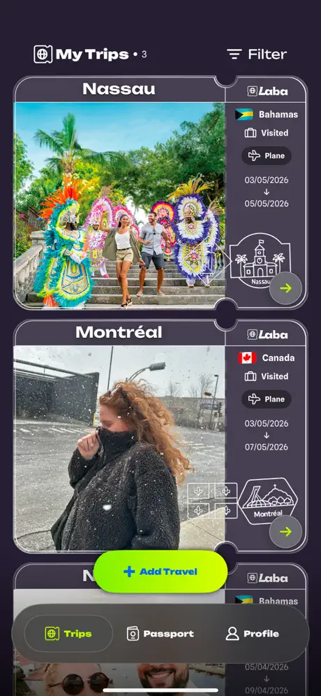 Laba - Travel Tracker screenshot 2