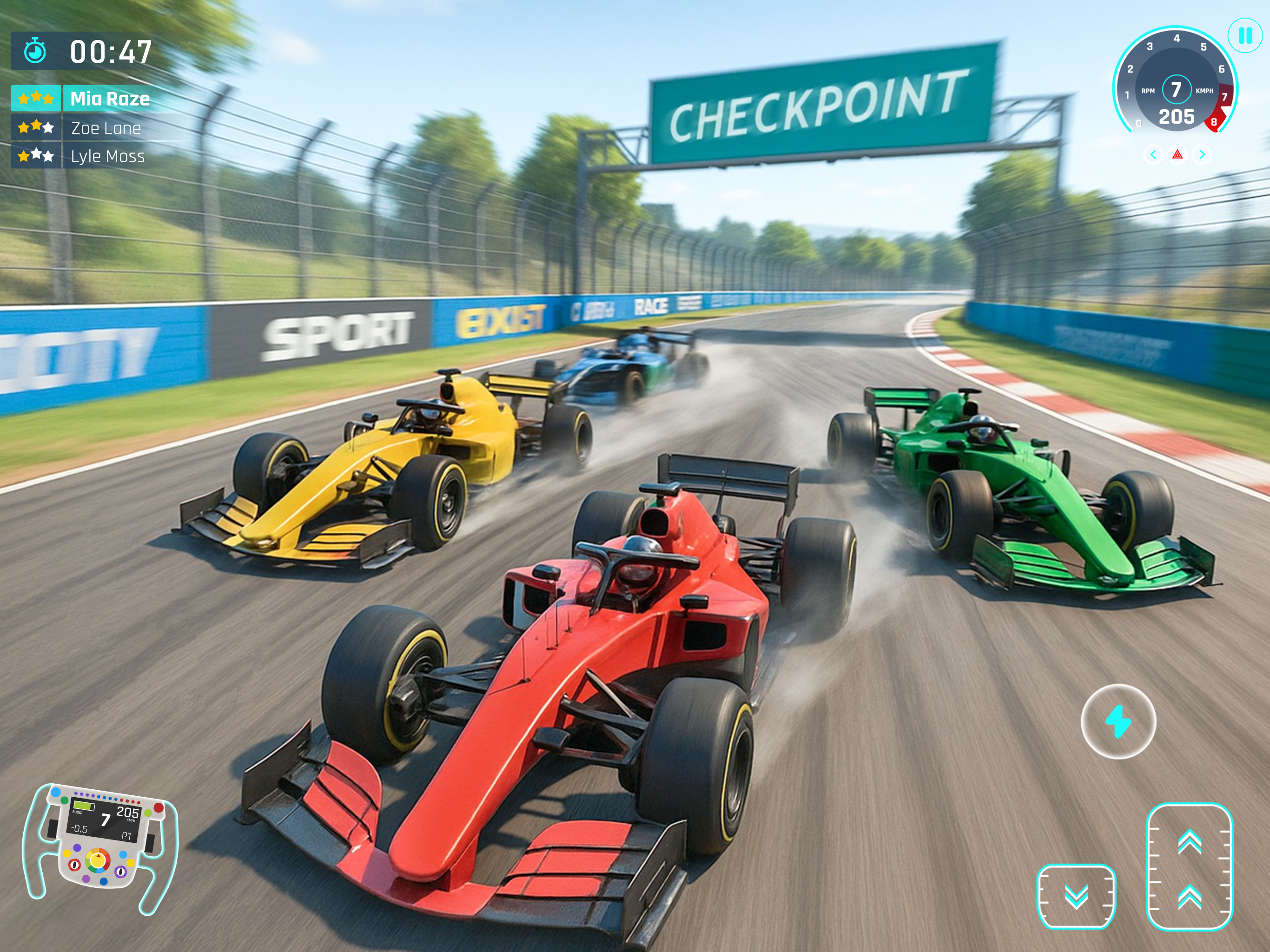 Formula Car Racing Stunt Game