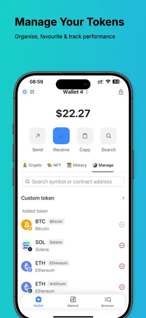 Ybit: Crypto & DeFi Wallet screenshot 4