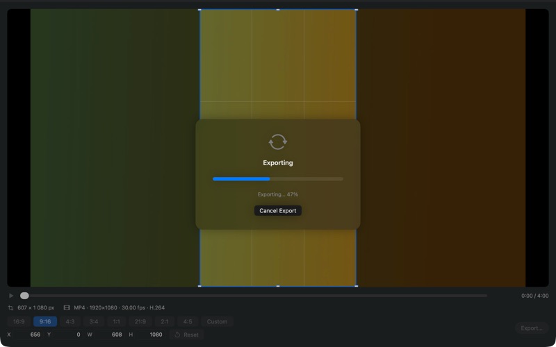Video Resizer - Crop Any Video iPhone screenshot