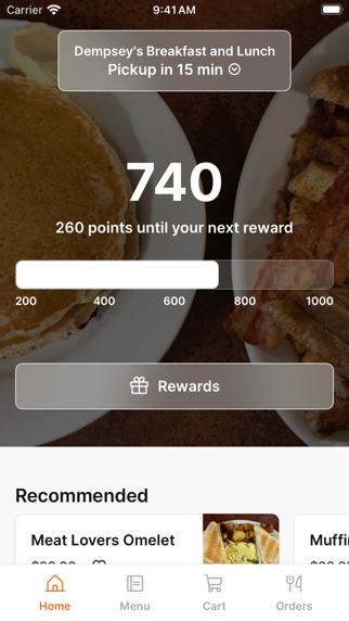 Dempsey's Breakfast and Lunch iPhone screenshot 1 - Food & Drink app