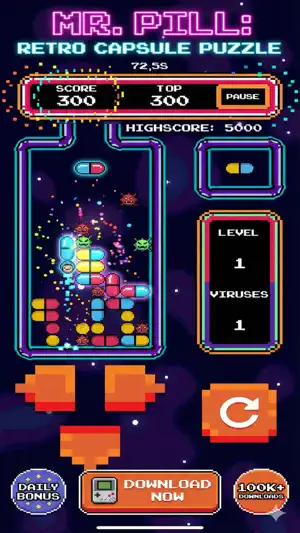Virus Capsule Puzzle: Mr Pill screenshot 1