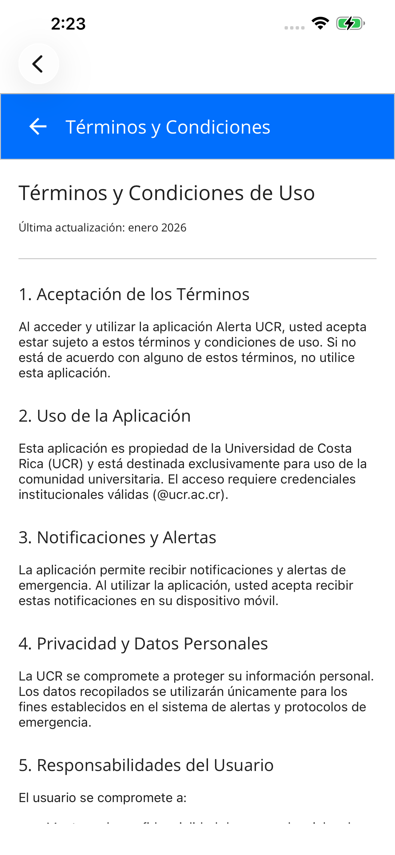 Alertas UCR